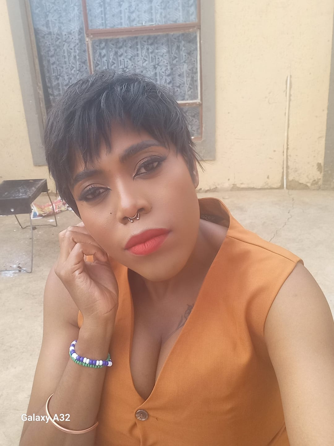 Customer photo review of Chic Pixie Cut Wig - Trendy and Natural Human Hair