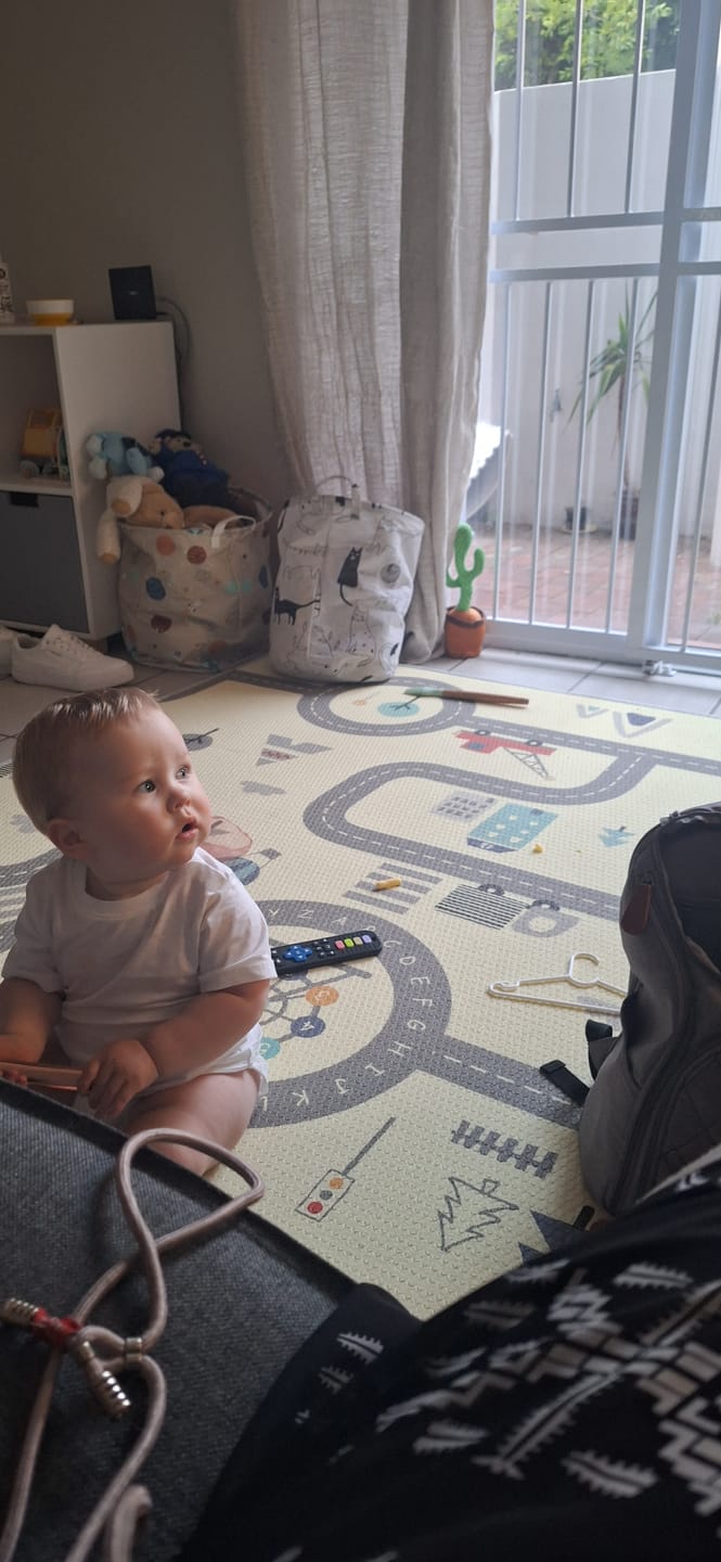Customer photo review of Grey Brush stroke and car track