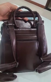 Customer photo review of Sac à Dos Cuir Femme Anastasia