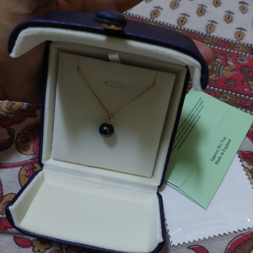 Customer photo review of Collier Perle de TahitiSoélie