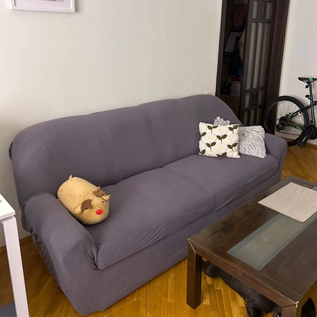 Customer photo review of Stijlvolle Rekbare Bankhoes - StretchGuard