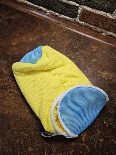 Customer photo review of MagicWipe™ Shoe Wash Bag