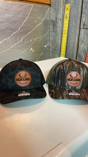 Customer photo review of Premium Custom Leather Patch Hats (Wholesale)