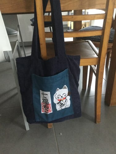 Customer photo review of Noren Court Bleu Neko