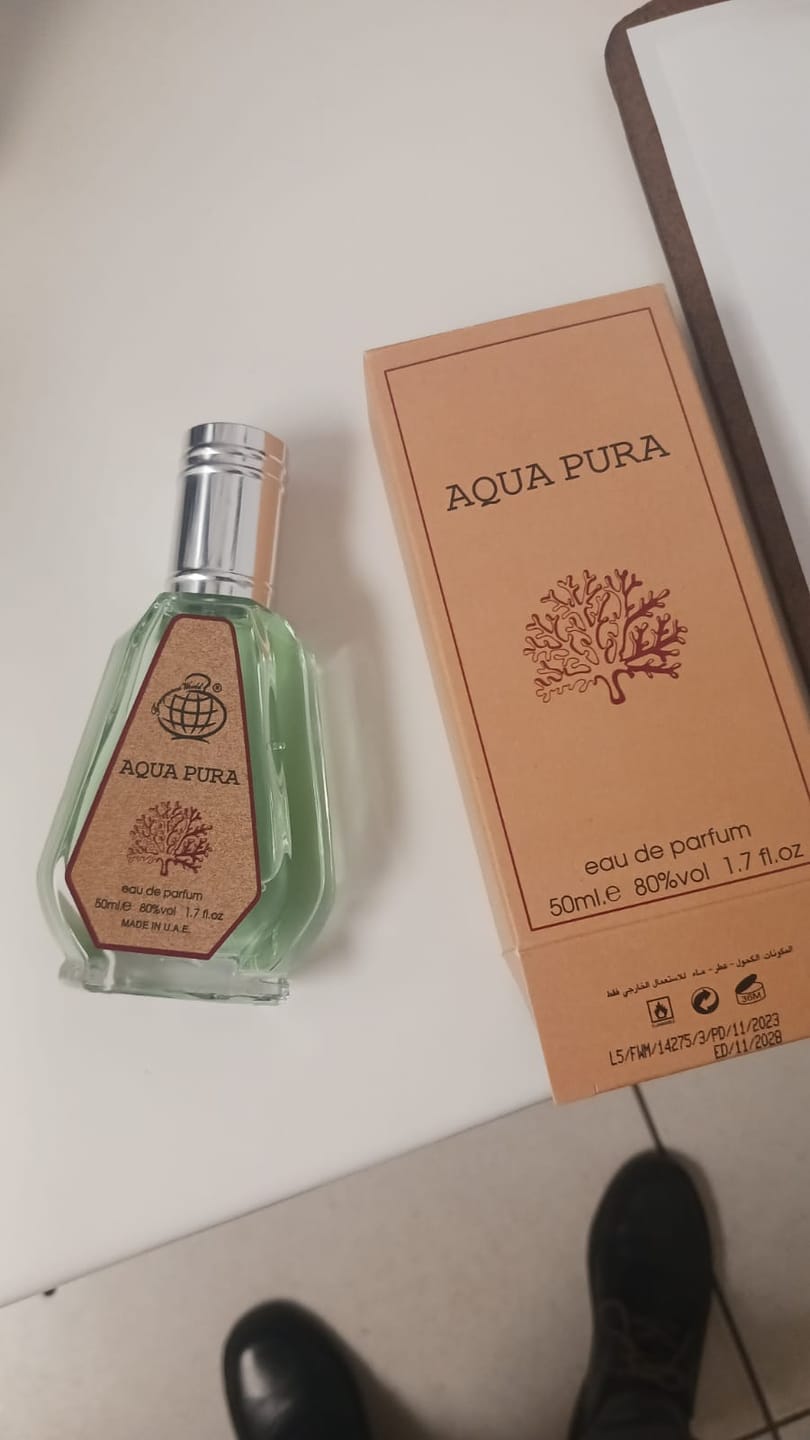 Customer photo review of Aqua Pura EDP 70 ml