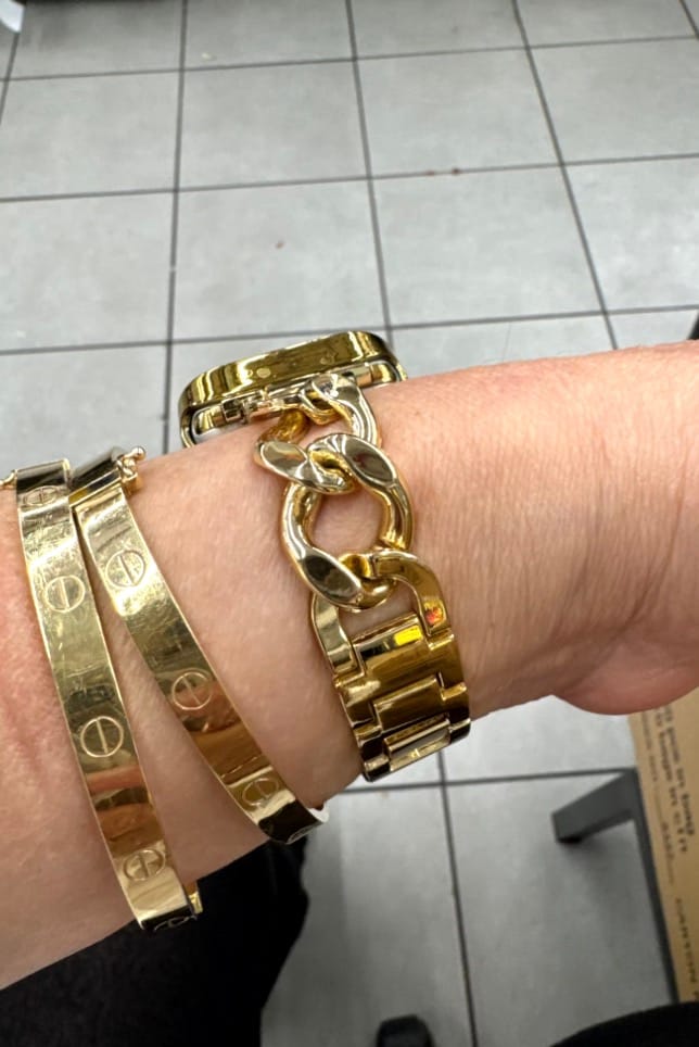 Customer photo review of NEU: Apple Watch Metallarmband "Cecile"
