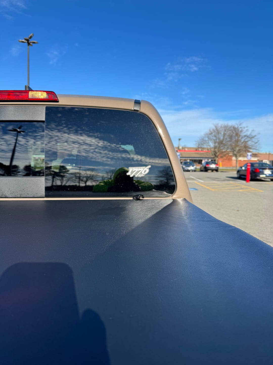 Customer photo review of The Answer to 1984 Decal