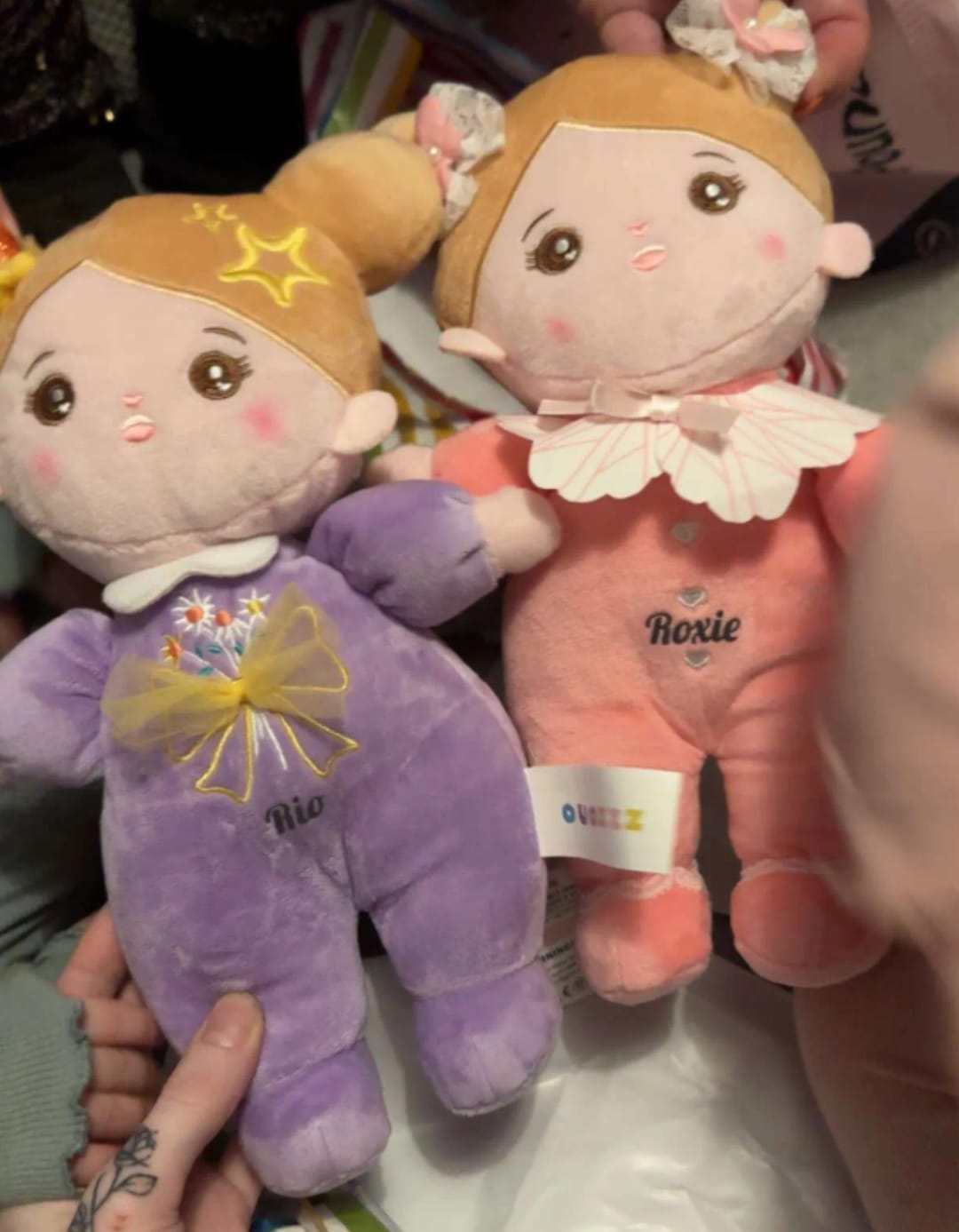 Customer photo review of Personalized 25 cm Plush Baby Doll