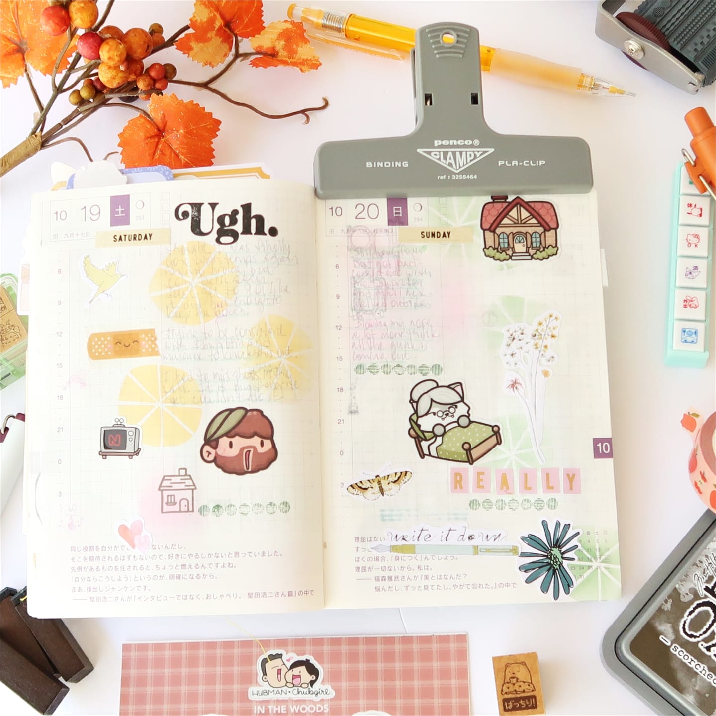 Customer photo review of Netflix Night 2 Planner Stickers