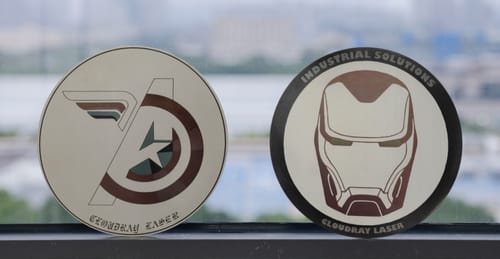 Customer photo review of Cloudray GM-100 LiteMarker 100W Fiber Laser Marking Engraver with 4.3” X 4.3” Scan Area