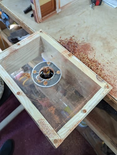 Customer photo review of Milwaukee M18 (2723-20) Palm/Trim Router Table Plate