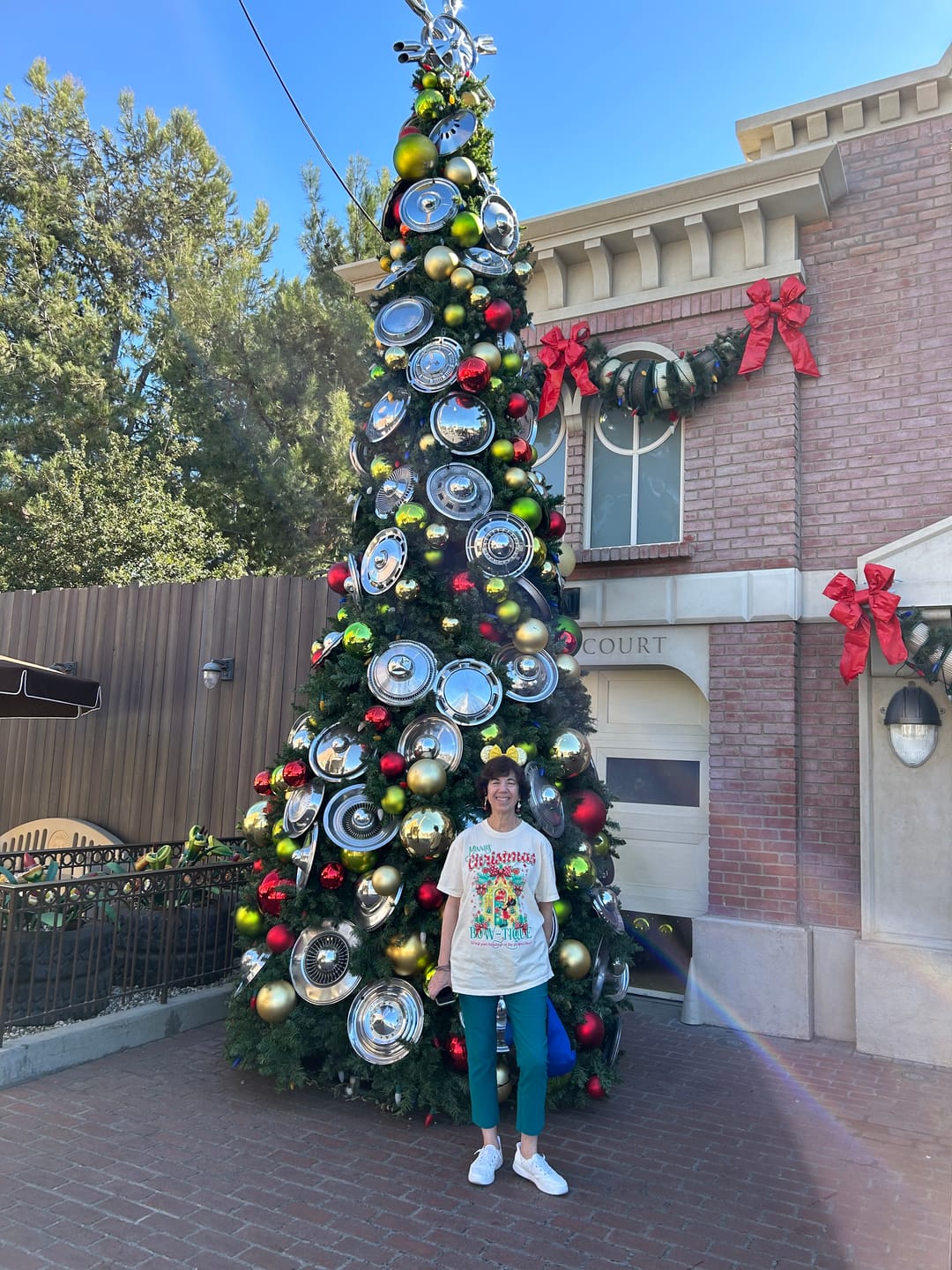 Customer photo review of Minnie's Christmas Bow-tique Shirt
