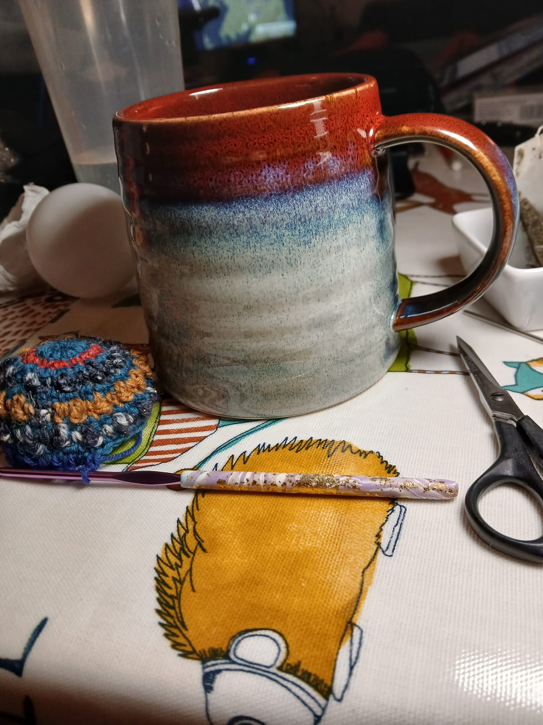 Customer photo review of Belleek Living Aura Mug Set of 4