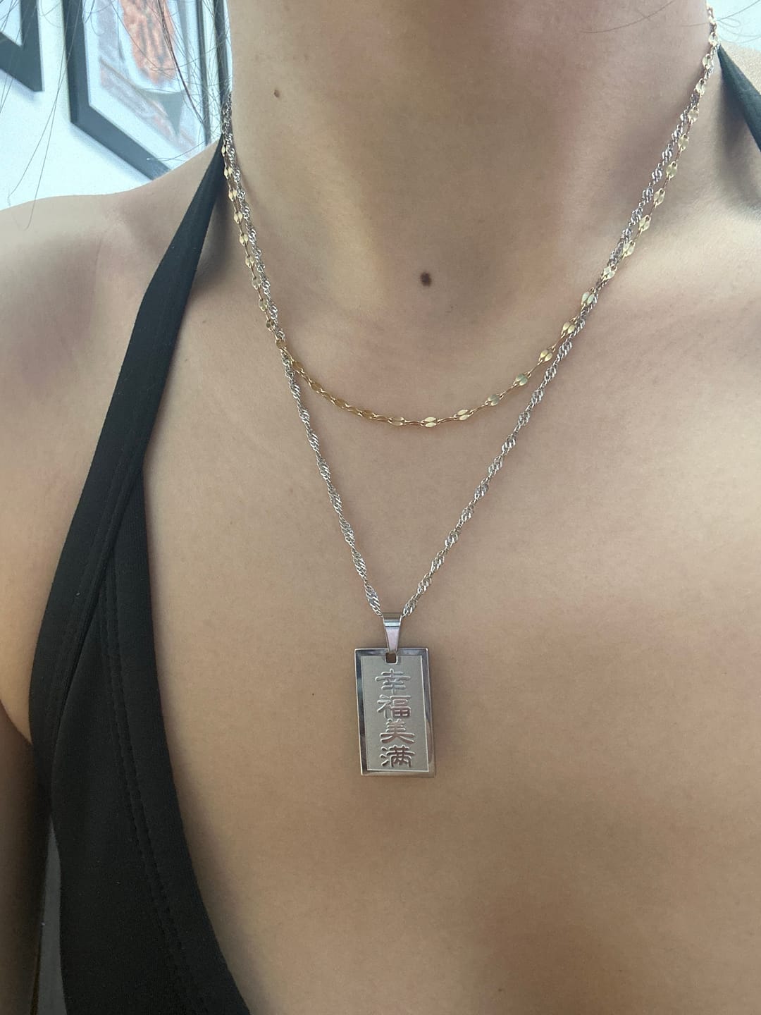 Customer photo review of Kara Necklace