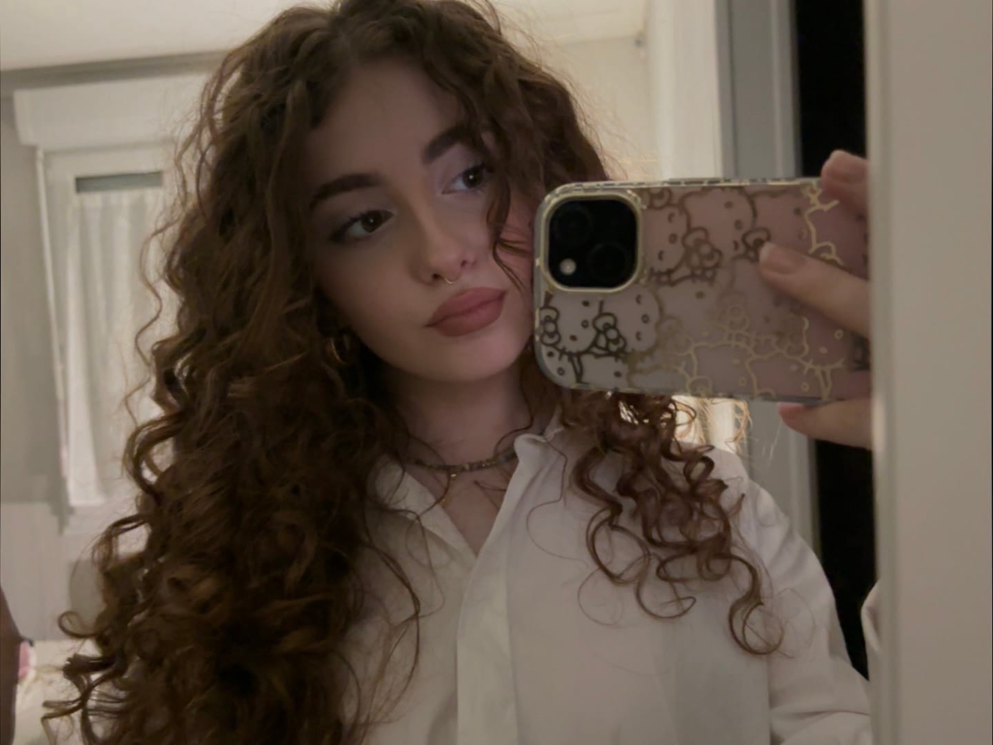 Customer photo review of Faux piercing Farah
