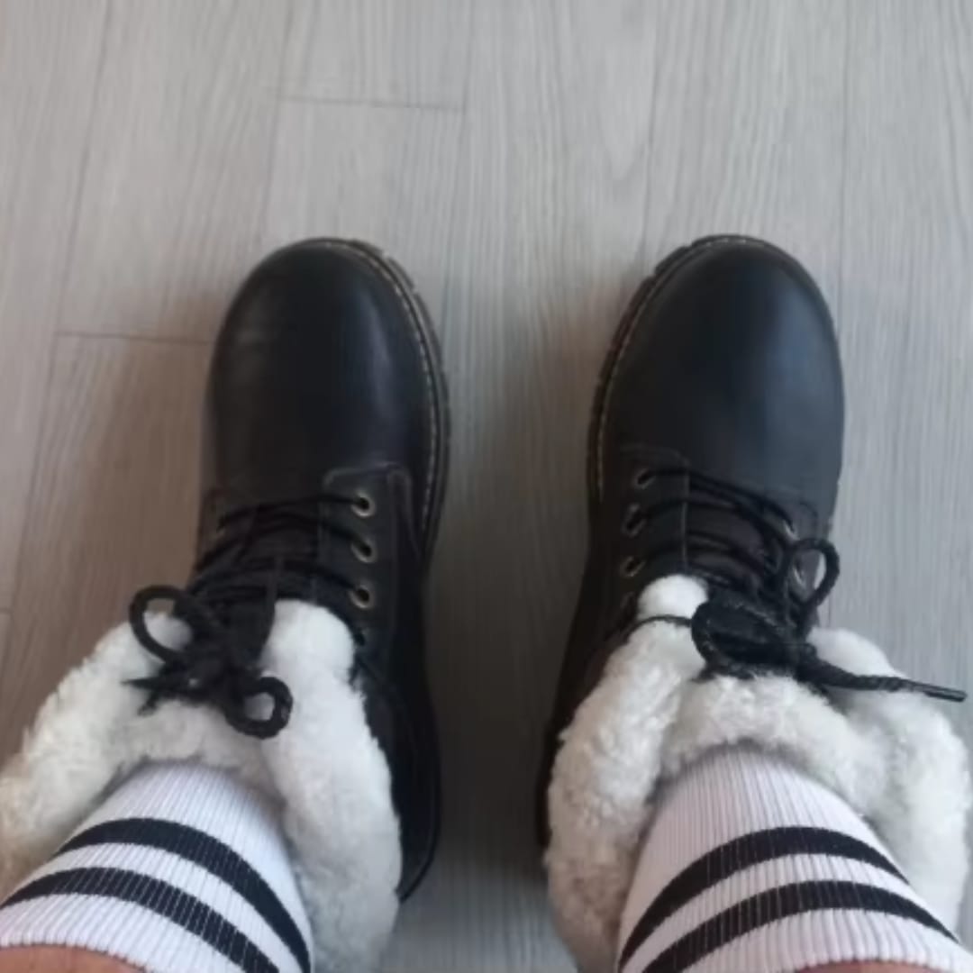 Customer photo review of Winterstiefel aus Leder | Mit herrlich warmem Wollfutter