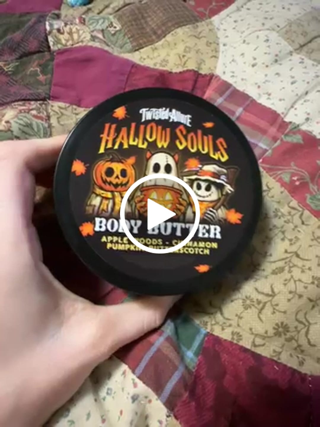 Customer video review of Hallow Souls Body Butter