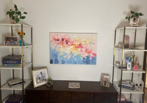 Customer review photo for COLORFUL PAINTING #CA129