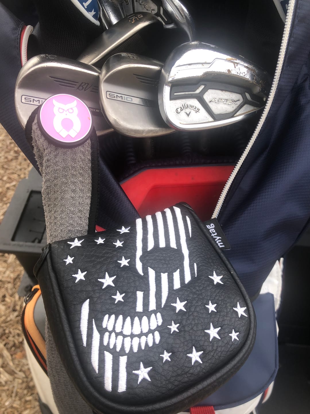 Customer photo review of Pink MagnetOwl Mini Ball Marker