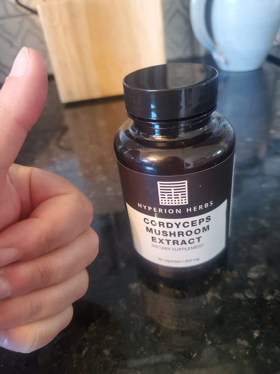 Customer photo review of Cordyceps Extract Capsules