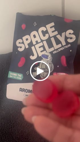 Customer video review of THC Spacejellies Vollspektrum | 100mg THC | 20 Stk.