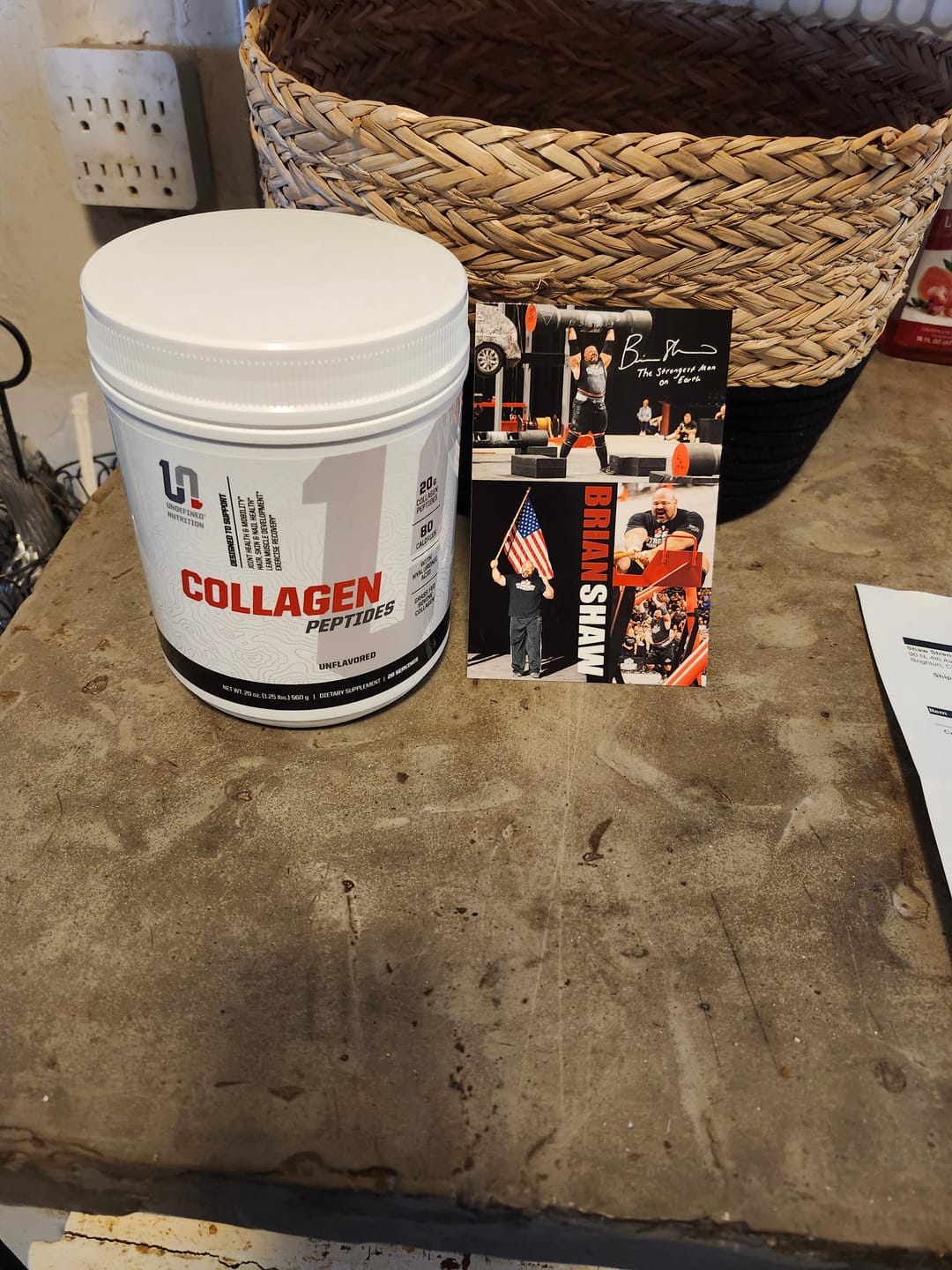 Customer photo review of COLLAGEN PEPTIDES