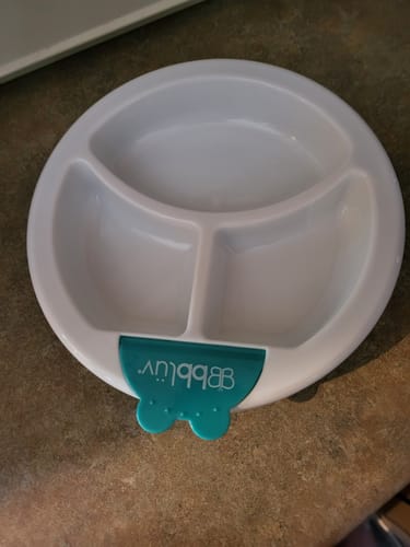 Customer photo review of Platö: Warm Feeding Plate