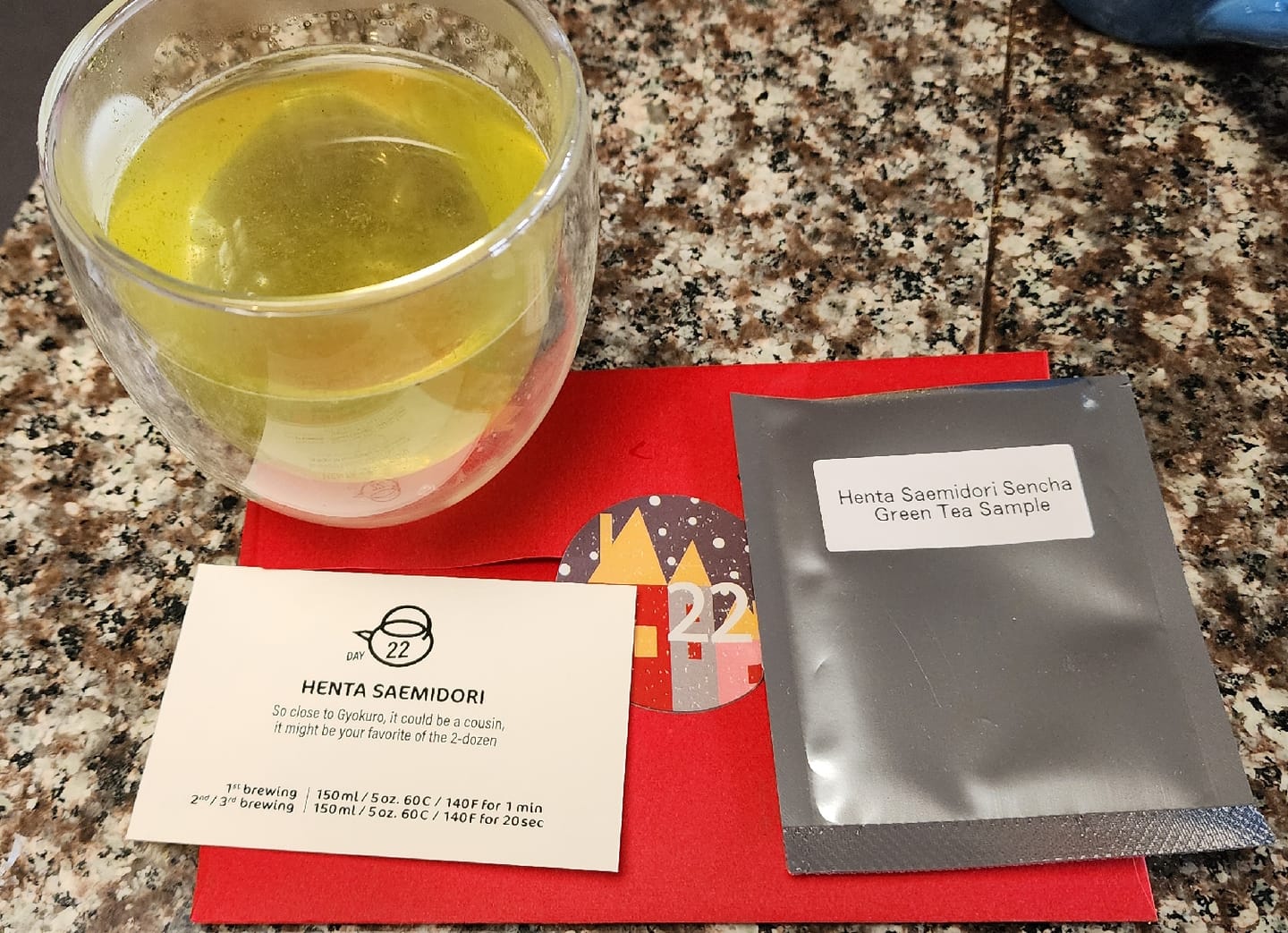 Customer photo review of Tea Advent Calendar 2024