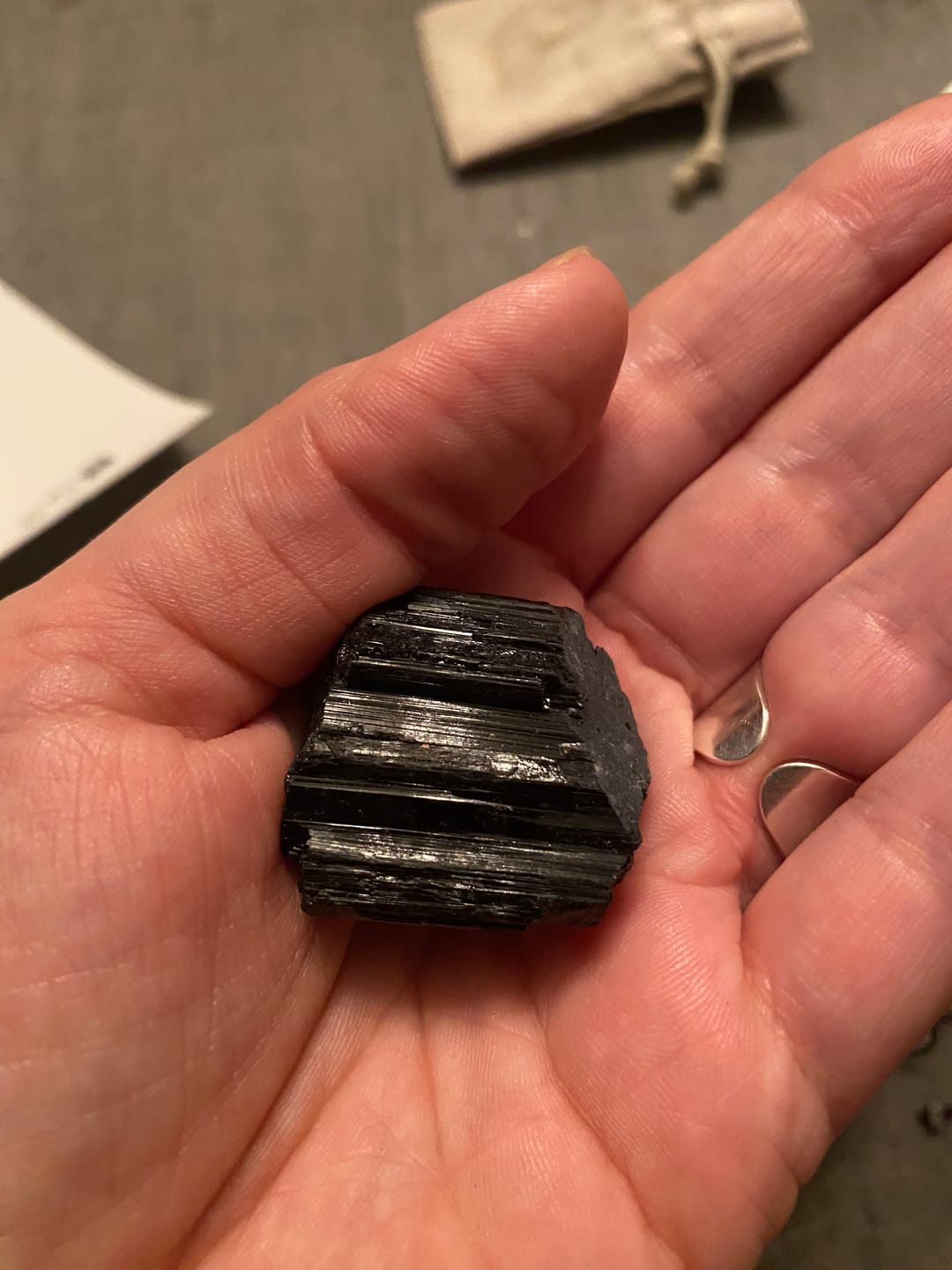 Customer photo review of Tourmaline noire brute
