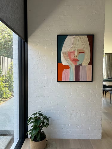 Customer review photo for Plaster Art Texture Painting #SG256