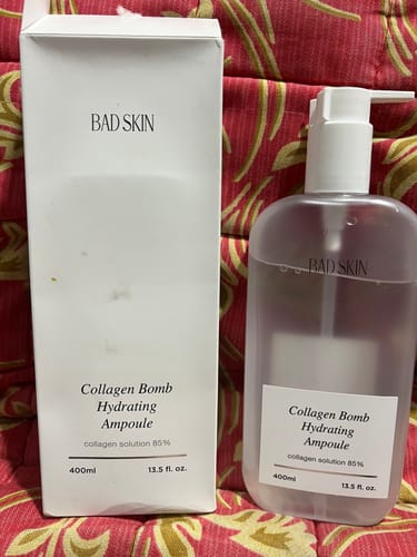 Customer photo review of Bad Skin™ Korean Collagen Bomb Hydrating Ampoule