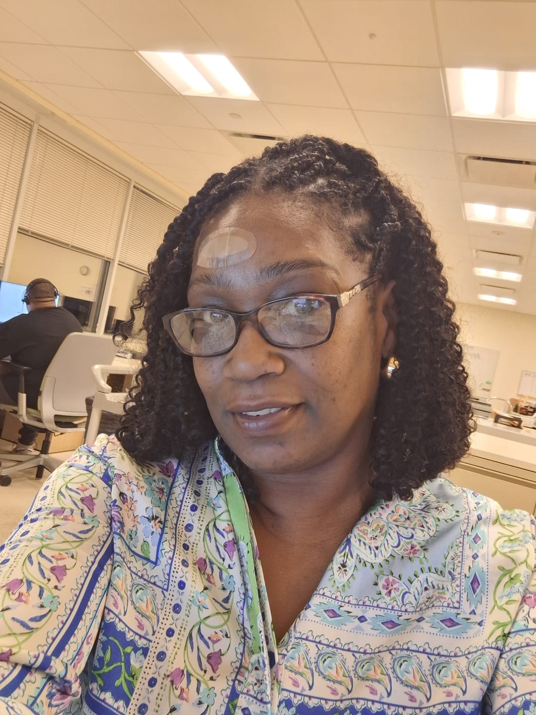 Customer photo review of Afro Kinky Bulk Human Hair Extensions