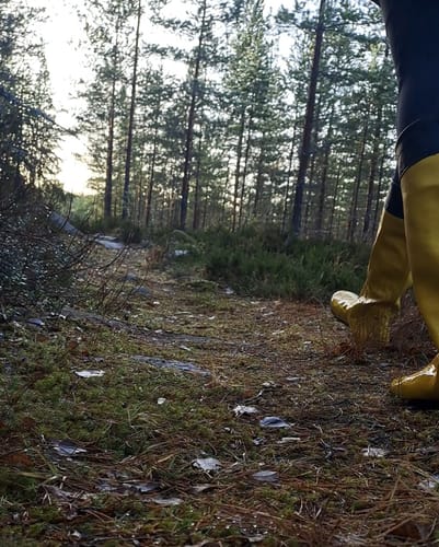 Customer photo review of Vaistoa Korpi –paljasjalkakumisaappaat