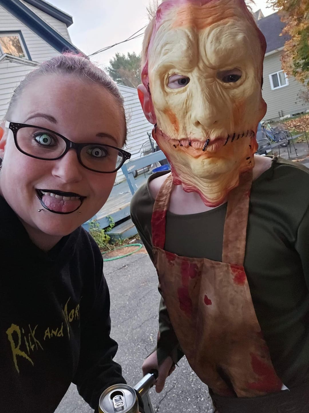 Customer photo review of Halloween Cosplay White Manson Prescription Colored Contact Lenses