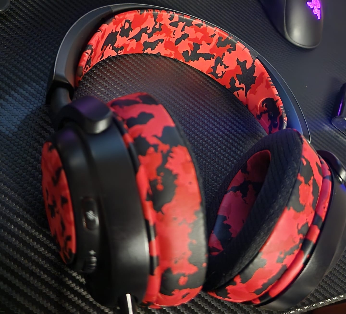 Customer photo review of WC Side Speaker Plates for Arctis Nova Headsets - Arctis Nova Booster Pack by Wicked Cushions