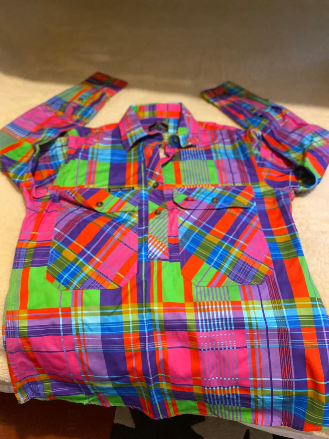 Customer photo review of Static Women's Half Button Workshirt