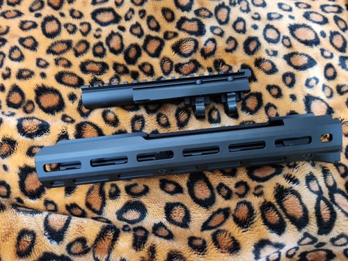 Customer photo review of Hephaestus AK M-LOK 10.5" Handguard Set with Railed Gas Tube