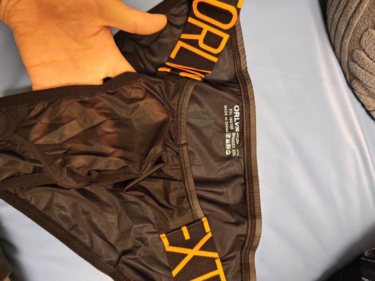 Customer photo review of 2-Pack Breathable Comfort High Slit Men's Briefs