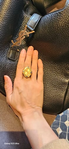 Customer photo review of Victorian Revival Watch Ring