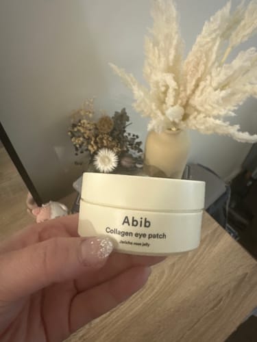 Customer photo review of Abib - Collagen Eye Patch Jericho Rose Jelly 60pcs