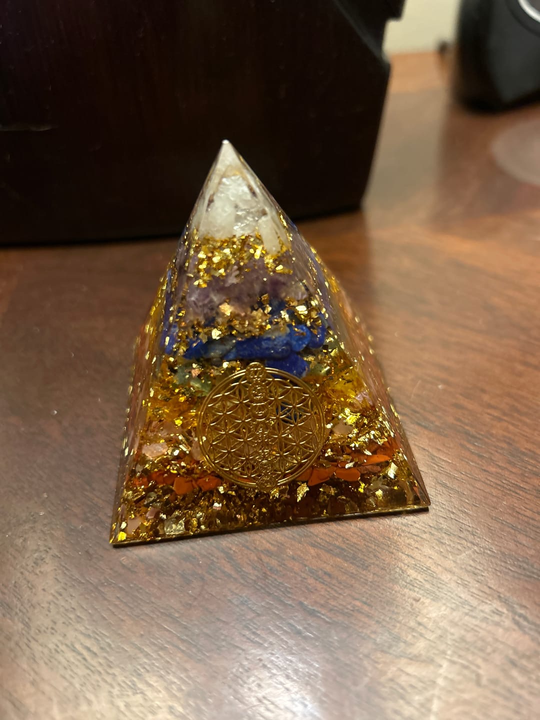 Customer photo review of 7 Chakra Energy Pyramid