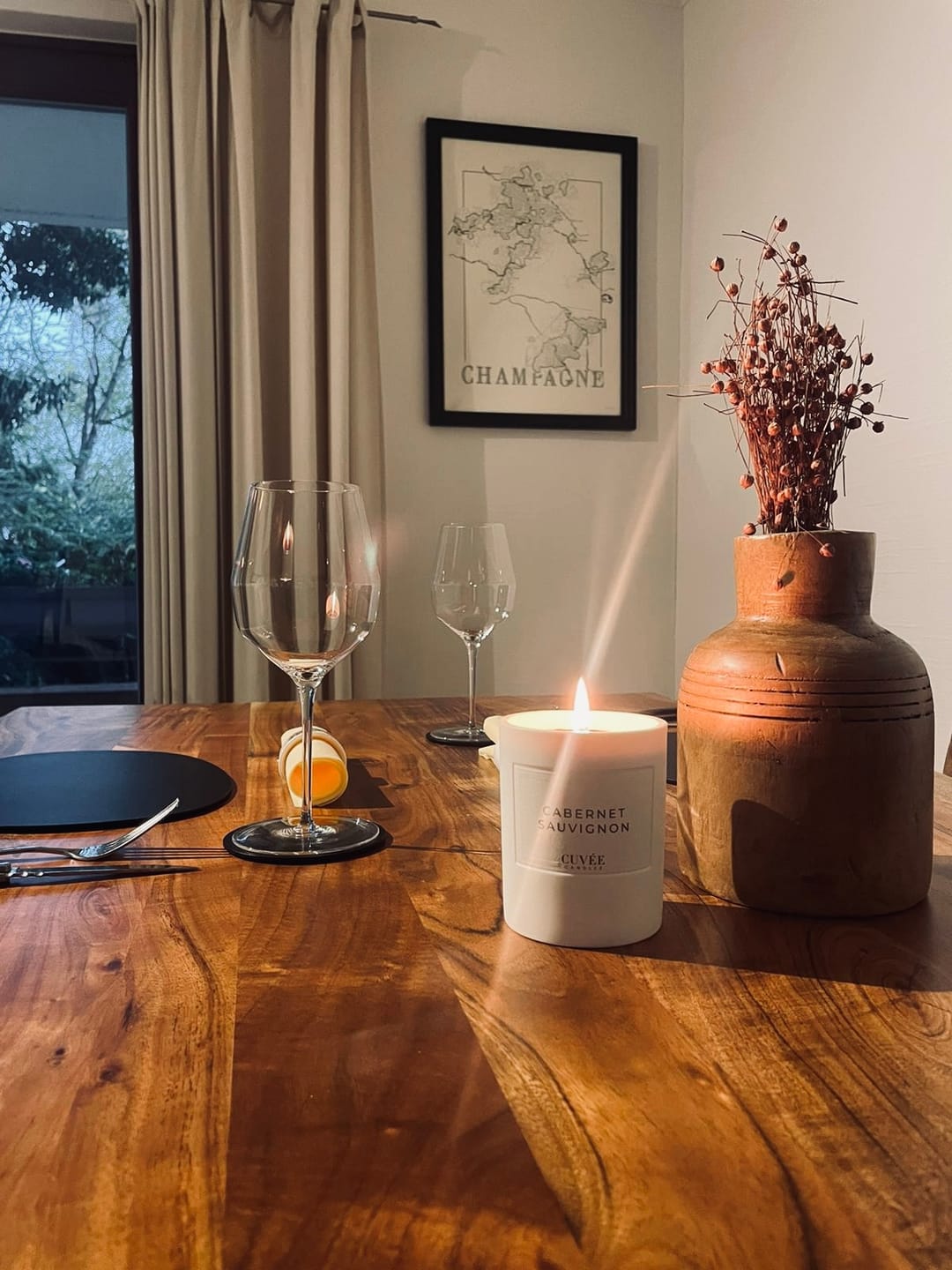 Customer photo review of CABERNET SAUVIGNON DUFTKERZE