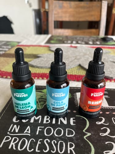 Customer photo review of Extracto Cola de Pavo Gotas - Ultra Concentrado