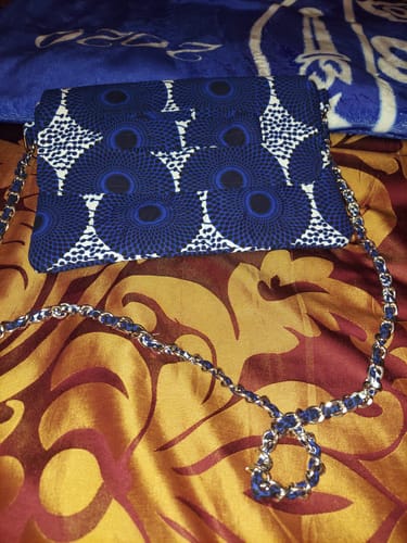 undefined review of Ankara Silver Accent Crossbody image 1 out of 2