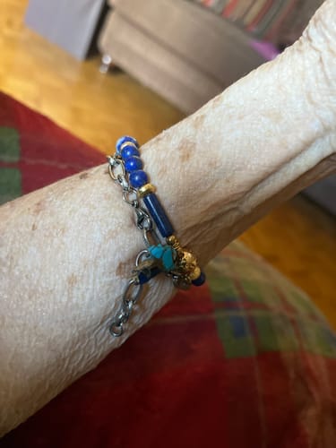 Customer photo review of Masterpiece #3 - Copper Blue Turquoise