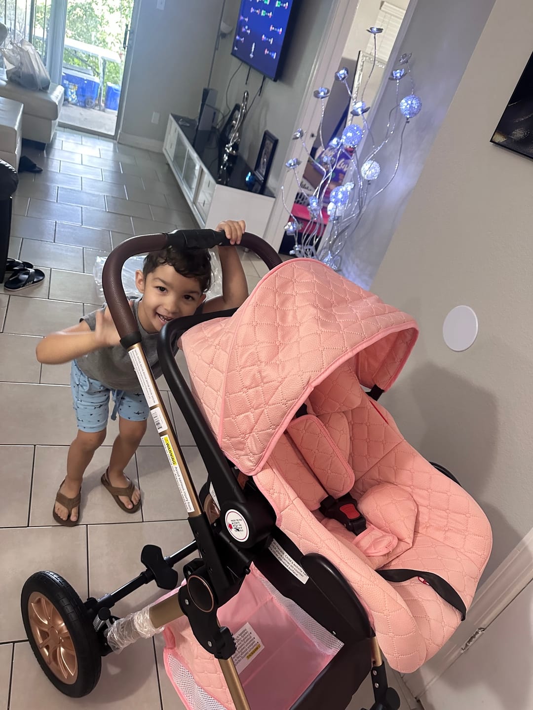 Customer photo review of Premium 3-in-1 Baby Stroller