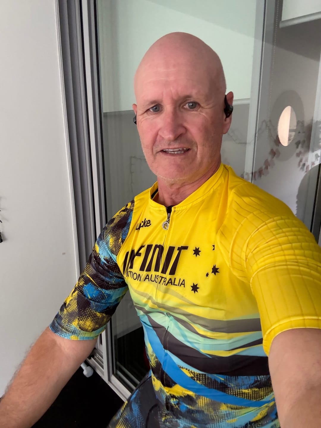 Customer photo review of Infinit Mens Pro Cycle Jersey Yellow