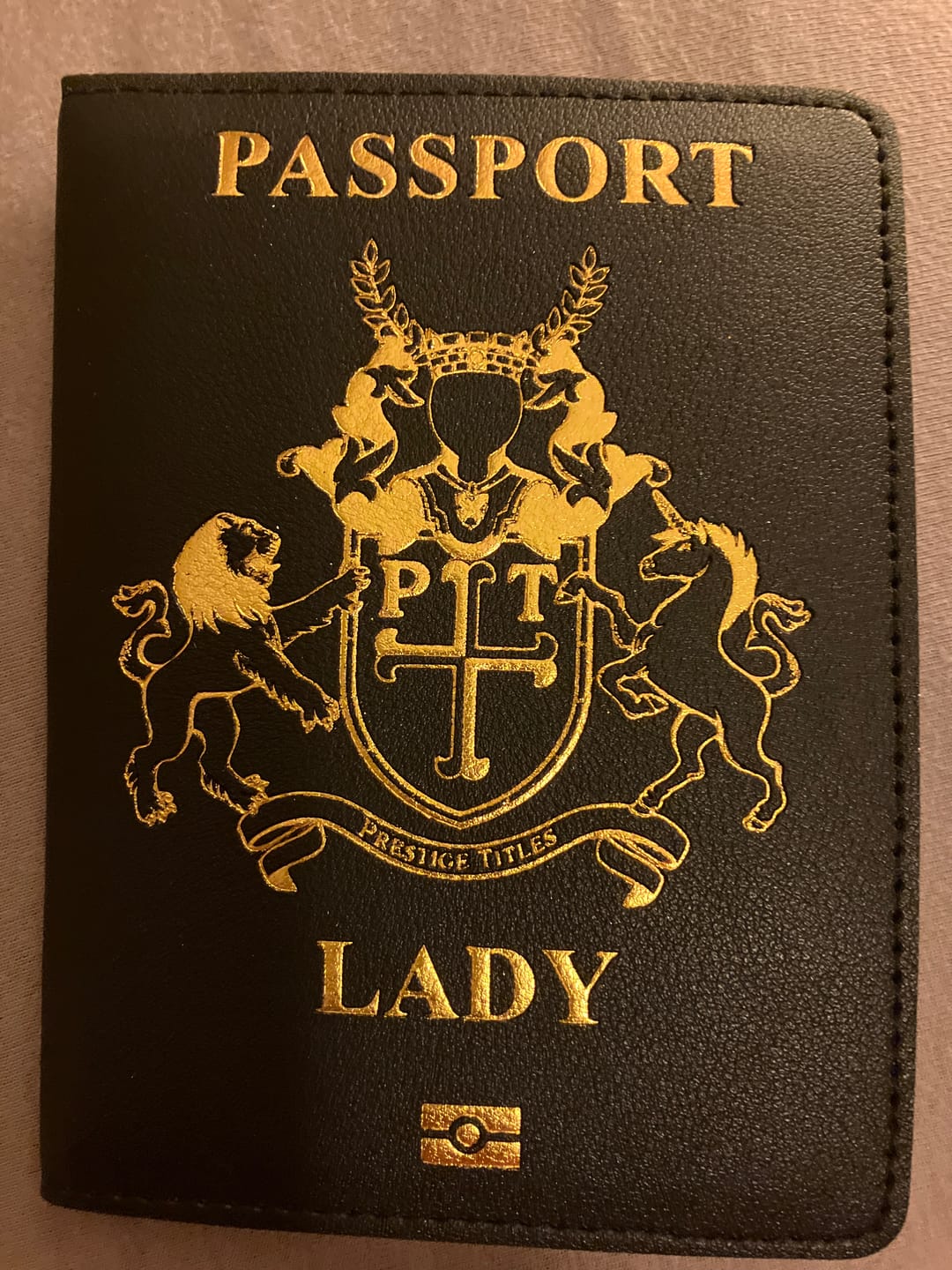 Customer photo review of Prestige Passport Cover
