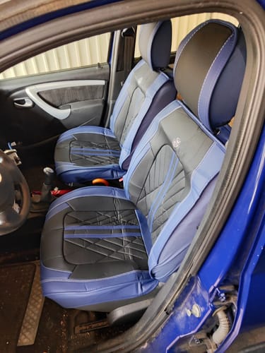 Customer photo review of Auto Sitzbezüge aus Nappaleder