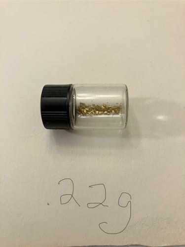 Customer photo review of Nugget Reserve 'MUSEUM SPECIMEN CHASE' - Gold Panning Paydirt Concentrate